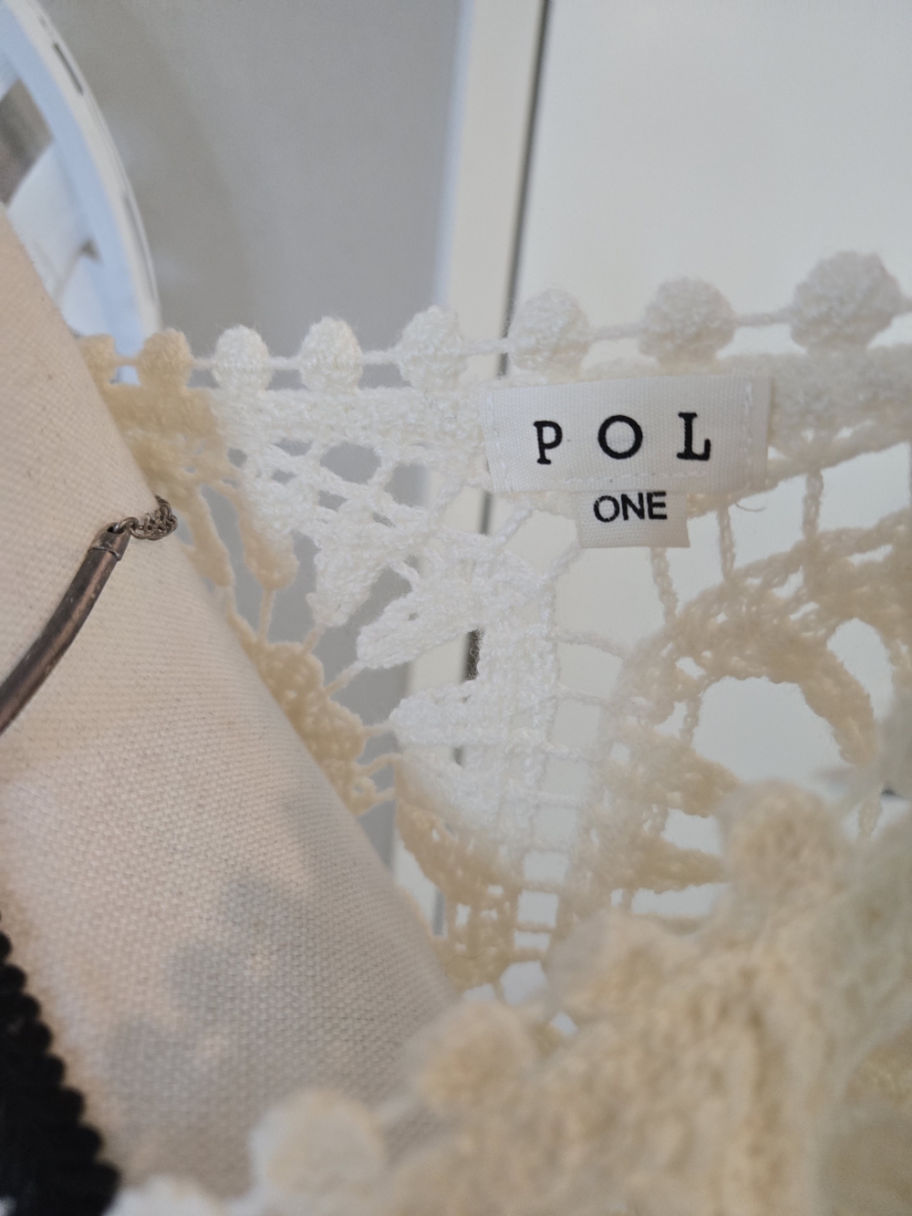 Pol Open Knit Crochet Tank Top New - Picture 6 of 7